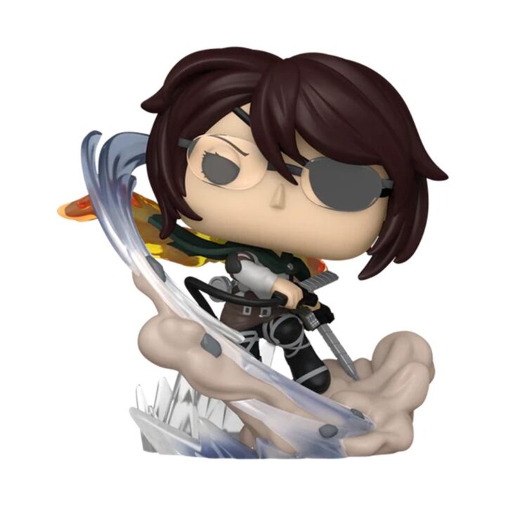 Funko pop! premium animation ataque a los titanes hange zoe