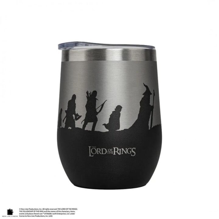 Taza térmica de viaje cinereplicas el señor de los anillos la comunidad del aniillo