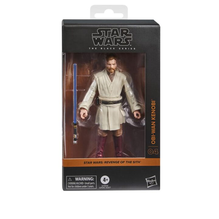 Figura hasbro star wars the black series revenge of the sith obi - wan kenobi