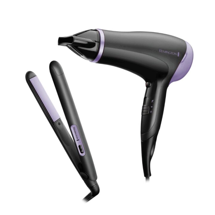 Set Secador Plancha Del Pelo Remington Style Essentials Ionico Y Ceramico