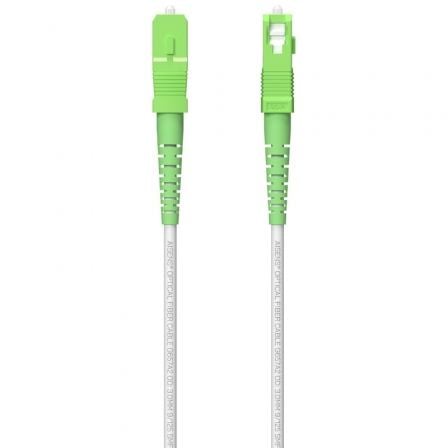 Bobina de Fibra Óptica G657A2 3.0 9/125 SMF Aisens A152-0620/ LSZH/ 200m/ Blanco