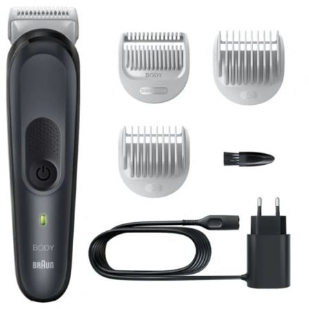 Cortapelos Braun BodyGroomer Series 3 BG3340/ con Batería/ 3 Accesorios