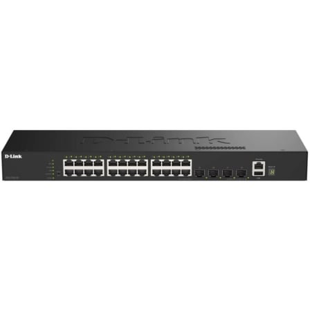Switch Gestionable D-Link DGS-1530-28/E 24 Puertos/ RJ-45 10/100/1000/ SFP