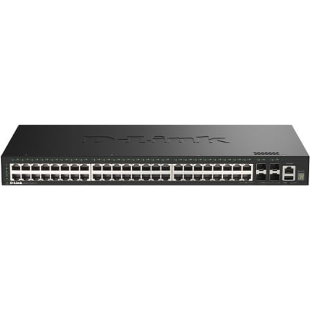 Switch Gestionable D-Link DGS-1530-52/E 48 Puertos/ RJ-45 10Gbps/ SFP/ PoE