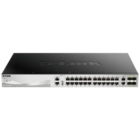 Switch Gestionable D-Link DGS-3130-30S/E 28 Puertos/ RJ-45 10/100/1000/ SFP