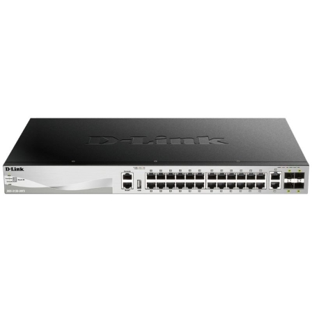 Switch Gestionable D-Link DGS-3130-30TS/E 24 Puertos/ RJ-45 10/100/1000/ SFP