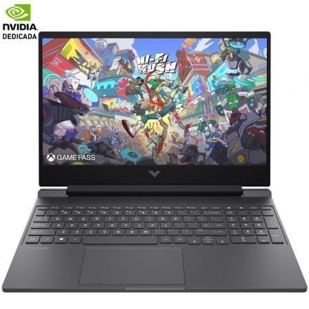 Portátil Gaming HP Victus 15-FB3709NS Ryzen 7 8845HS/ 32GB/ 1TB SSD/ GeForce RTX 4050/ 15.6"/ Sin Sistema Operativo