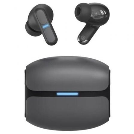 Auriculares Bluetooth Leotec TWS Gaming Nebula Fit con estuche de carga/ Autonomía 7.5h/ Negros