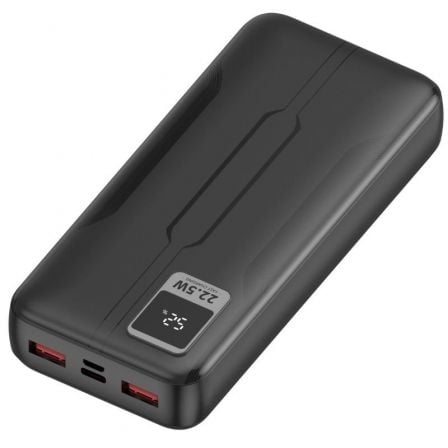 Powerbank 20000mAh Leotec LEPOW20W22K/ 22.5W/ Negra