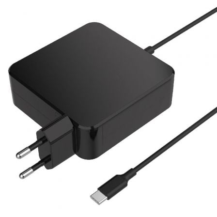 Cargador de Portátil Universal Leotec Notebook 90W Type-C/ 1xUSB Tipo-C/ 90W/ Automático/ Voltaje 5-20V