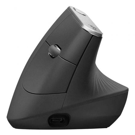 Ratón Vertical Inalámbrico Logitech Vertical MX/ Batería recargable/ Hasta 4000 DPI