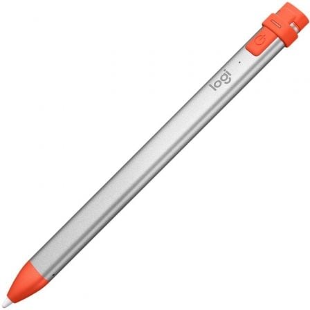 Lápiz Electrónico Logitech Crayon para iPad/ Naranja