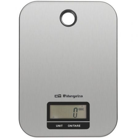 Báscula de Cocina Electrónica Orbegozo PC 1019/ hasta 5kg/ Plata