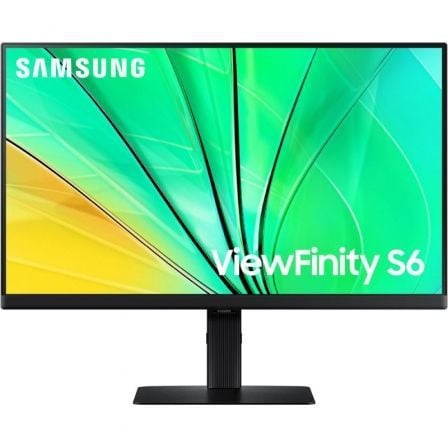 Monitor Profesional Samsung ViewFinity S6 S24D600EAU 24"/ QHD/ Regulable en altura/ Negro
