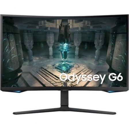 Smart Monitor Gaming Curvo Samsung Odyssey G6 S32BG650EU/ 32"/ QHD/ 1ms/ 240Hz/ VA/ Multimedia/ Regulable en altura/ Smart TV/ Negro