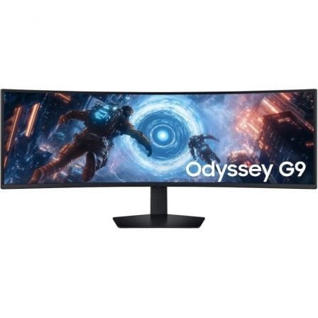 Monitor Gaming Ultrapanorámico Curvo Samsung Odyssey G9 G91F S49FG910EU 49"/ Dual QHD/ 1ms/ 144Hz/ Regulable en altura/ Negro