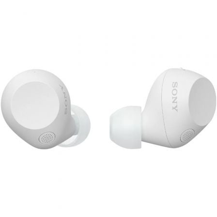 Auriculares Bluetooth Sony WF-C710N con estuche de carga/ Autonomía 12h/ Blancos