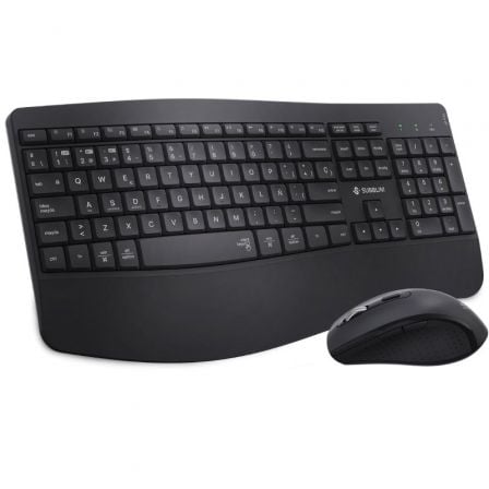 Teclado y Ratón Inalámbrico Subblim Combo Dual Office Prowave/ Negro