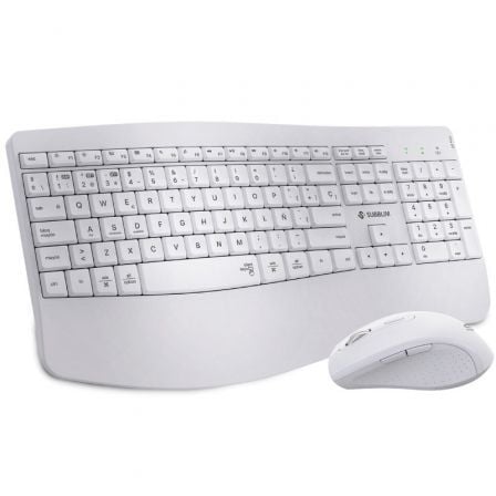 Teclado y Ratón Inalámbrico Subblim Combo Dual Office Prowave/ Blanco