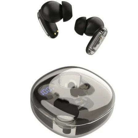 Auriculares Bluetooth Mars Gaming MHIB2 con estuche de carga/ Autonomía 7h/ Negros