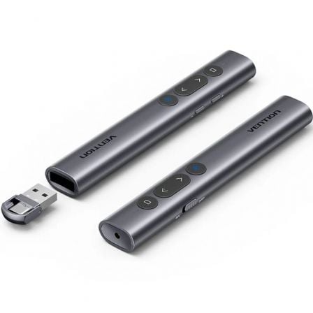 Presentador Inalámbrico Vention KQIH0/ 2.4GHz/ Gris