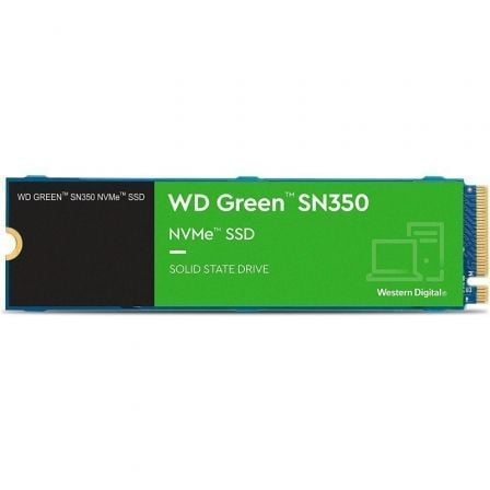 Disco SSD Western Digital WD Green SN350 2TB/ M.2 2280 PCIe Gen3/ Full Capacity