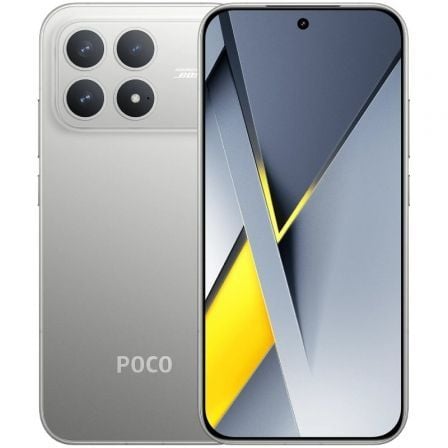 Smartphone Xiaomi POCO F8 Pro 12GB/ 256GB/ 6.59"/ 5G/ Titanio Plateado